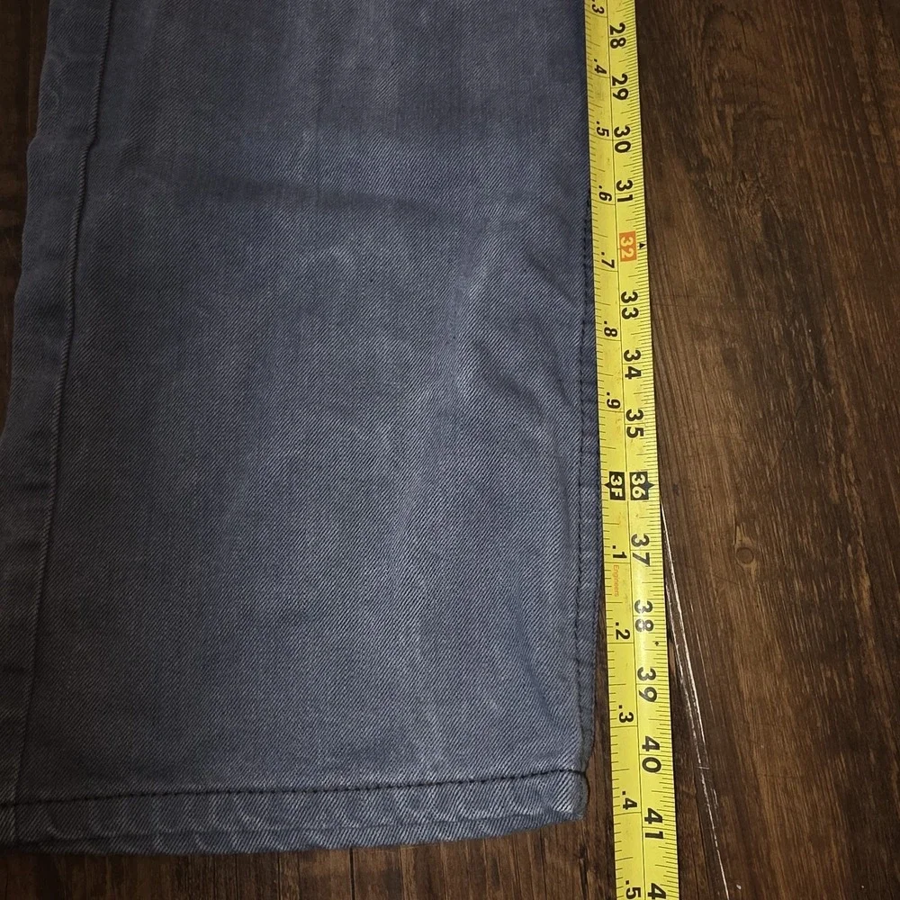Jeans Member's Property Men's Blue Straight Leg Denim Pants Size 38x32
